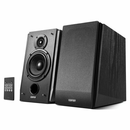 EDIFIER R1850DB 70-Watt-RMS Amplified Bluetooth Bookshelf Speaker System with Sub Out 4003295